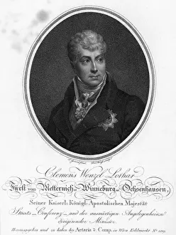 Diplomat Prints: Portrait Of Prince Clemens Metternich