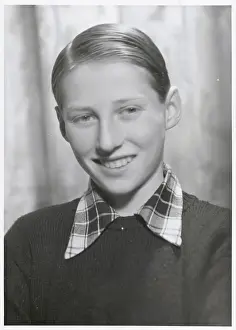 Adolescence Prints: Portrait of Prince Harald of Norway