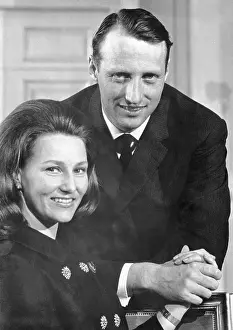 Oslo Prints: Portrait of Prince Harald and Sonja Haraldsen