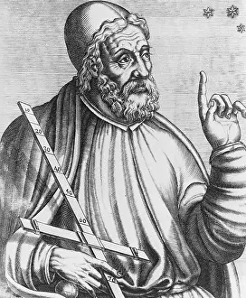 Portrait of Ptolomy by Andre Thevet