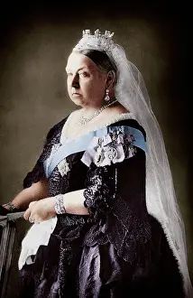 Three Quarter Length Prints: Portrait Of Queen Victoria Of England