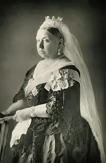 Veil Prints: Portrait Of Queen Victoria Of England