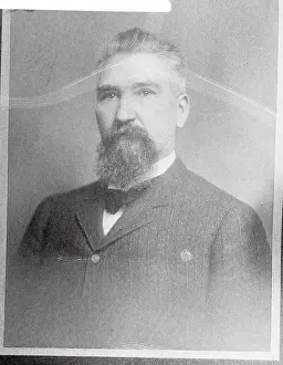 North Carolina Prints: Portrait of R. J. Reynolds Near Telephone