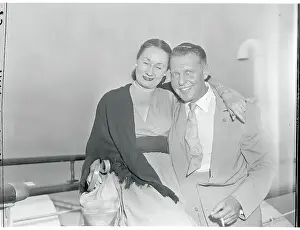 Portrait of Ralph Bellamy and His Wife