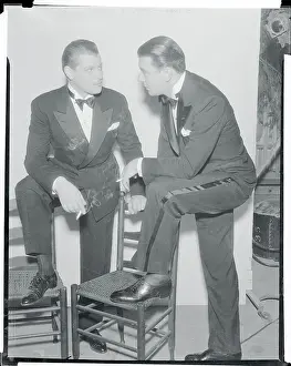 Portrait of Ralph Forbes and George Brent Chatting