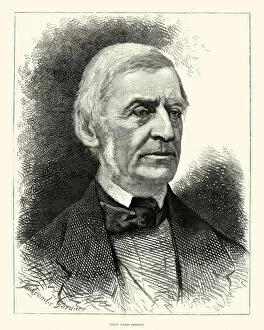 Images Dated 9th April 2015: Portrait of Ralph Waldo Emerson
