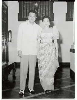 Portrait of Ramon Magsaysay and Wife