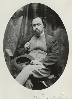 Cooperation Prints: Portrait of Raphaelite Activist Dante Gabriel Rossetti