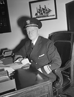 Chester W Prints: Portrait of Rear Admiral Chester Nimitz