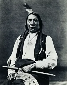 Portrait of Red Cloud, Chief of the Oglala Sioux Tribe
