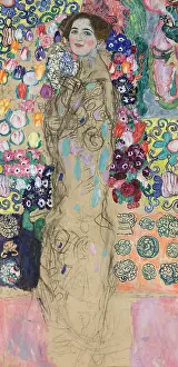 Klimt Prints: Portrait of Ria Munk III, 1917. Artist: Klimt, Gustav (1862-1918)