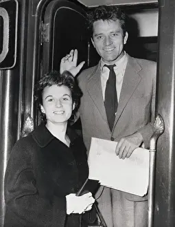 Portrait of Richard Burton with Wife