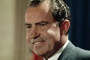Portrait of Richard Nixon Smiling