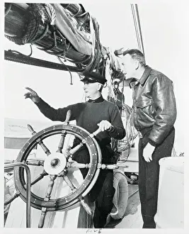 Greenland Prints: Portrait of Robert E. Peary Jr. and Commander Donald B. MacMillan