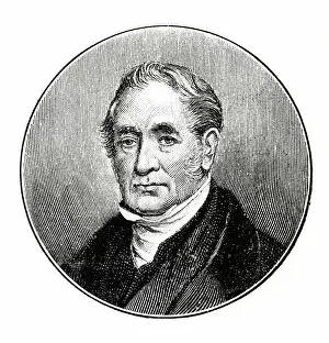 Images Dated 4th May 2018: Portrait of Robert Stephenson, english inventor, 1803-1859
