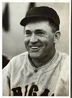 Portrait of Rogers Hornsby Smiling
