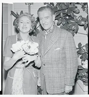 Santa Barbara Prints: Portrait of Ronald and Benita Colman