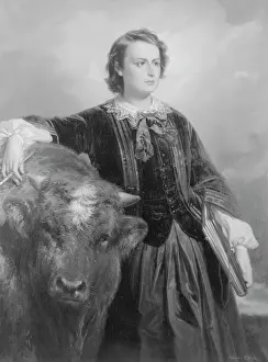 Humorous And Satirical Art Prints: Portrait of Rosa Bonheur by Edouard Dubufe