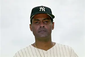 Portrait of Ruben Amaro in Baseball Uniform and Cap