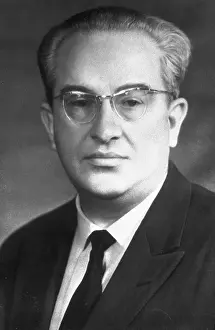 Portrait of Russian Leader Yuri Andropov