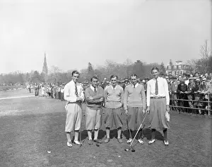 Garden City Prints: Portrait of Ryder Cup Team at Exhibition Match