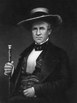 Ring Prints: Portrait of Sam Houston
