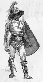 Gladiator Prints: Portrait of a Samnite