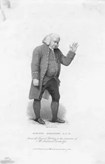 Portrait of Samuel Johnson by Edward Francis Finden