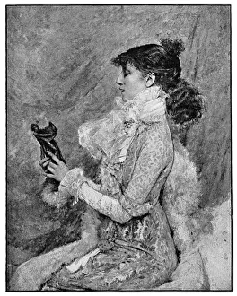 Portrait of Sarah Bernhardt by Jules Bastien-Lepage - 19th Century
