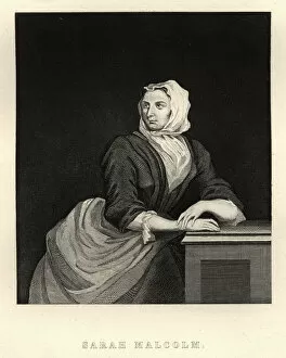 Images Dated 31st May 2018: Portrait of Sarah Malcolm the murderer by William Hogarth