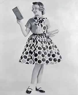 Textbook Prints: Portrait of Schoolgirl