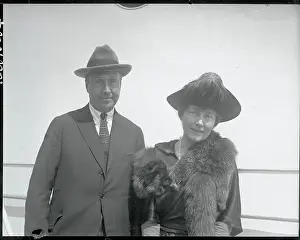 Portrait of Senator France and Marguerite Harrison
