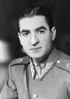 Uniform Prints: Portrait Of The Shah Of Iran