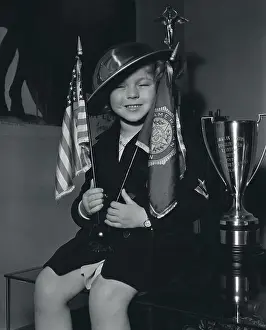 Portrait of Shirley Temple as Honorary Colonel