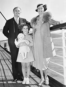 Portrait of Shirley Temple and Parents