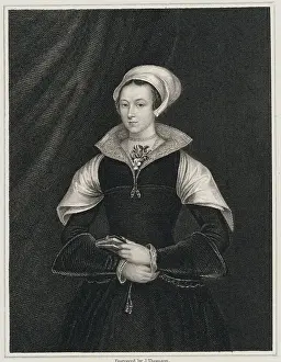 Portrait of Short Lived Queen Lady Jane Grey