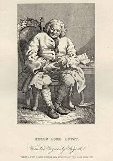 Images Dated 31st May 2018: Portrait of Simon Fraser, 11th Lord Lovat by William Hogarth