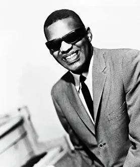 Blind Prints: Portrait of Singer Ray Charles