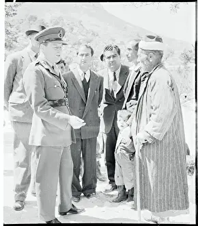 Cyprus Prints: Portrait of Sir John Harding Meeting with Muktar