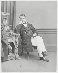 Portrait of Sir John Hawkshaw Print, 19th Century. Art
