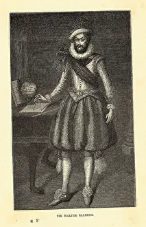 Walter Raleigh Prints: Portrait of Sir Walter Raleigh