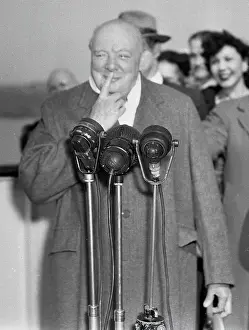 Portrait of Sir Winston Churchill