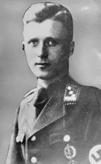 Portrait of SS Officer Rolf Guenther
