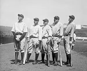 Portrait of Star Yankee Players