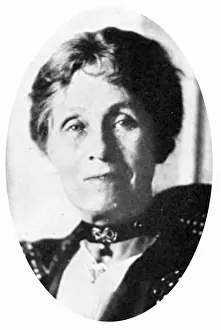 Portrait of Suffragette Emmeline Pankhurst