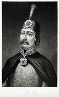 Turkish Prints: Portrait Of Sultan Abdulaziz