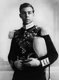 Stockholm Prints: Portrait of Sweden's Crown Prince Gustaf Adolf