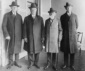 Portrait of Four Taft Brothers Attending Honor Ceremony for Their Father