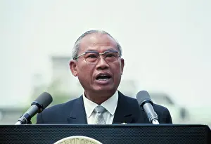 Portrait of Thanom Kittikachorn Speaking