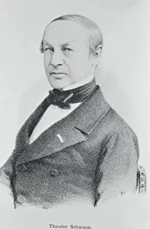 Prints of (Original Caption). Theodor Schwann, 1810-1882. Discover of Pepsin Timeless Visions: Icons of Art and History: Portrait of Theodor Schwann
